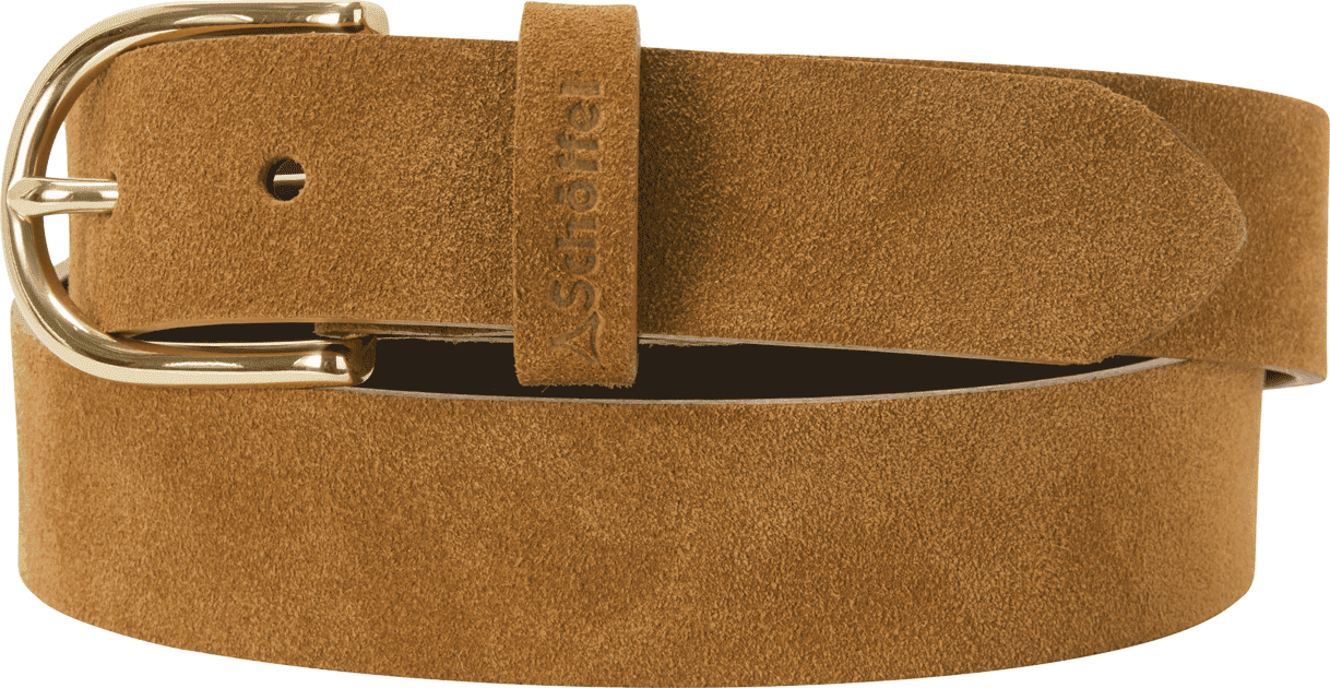 Schöffel Country Padley Suede Belt - Light Brown - Size S - Women