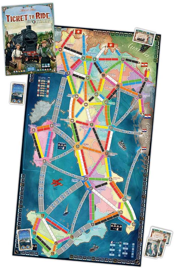 Days of Wonder Ticket to Ride: Japan ; Italy – Map Collection Volume 7 for Board Games