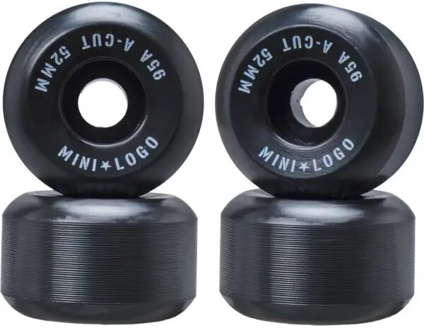 Skateboard Rollen Mini Logo A-Cut 95A 4 Stk. (52mm - Schwarz)