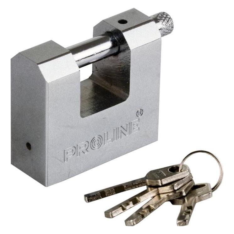 Proline 24271 Padlock 70mm, cast iron, hardened, milled key (24271)