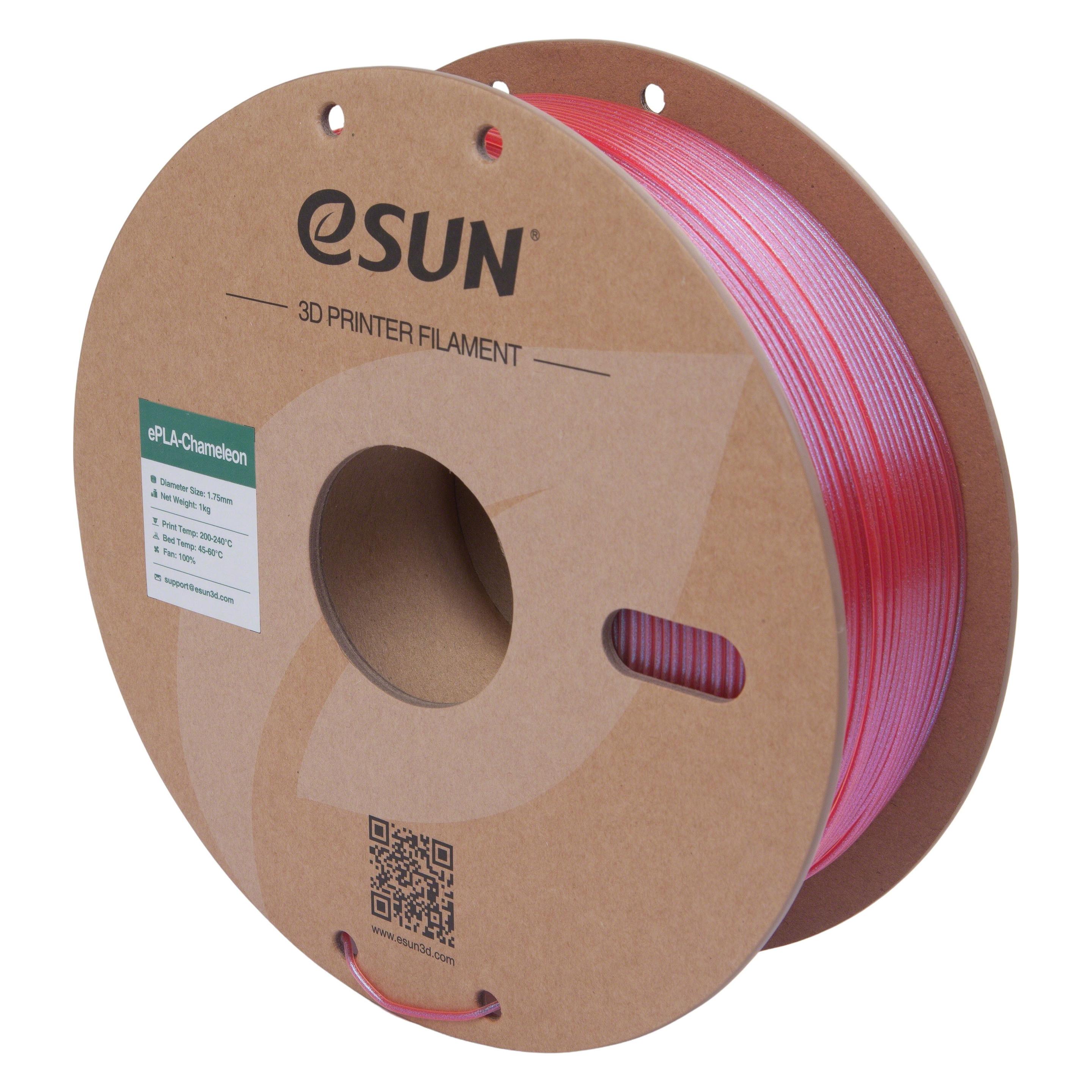 eSUN ePLA-Chameleon Himbeerrot Filament 1.75mm 1Kg (PLA, 1000 g, 1.75 mm) (EPLA-CHAMELEON-P175RR1)