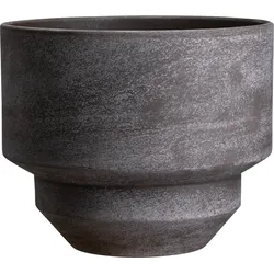 Hoff Blumentopf niedrig 30 cm, grau