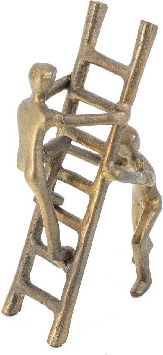 Kolony Decoratie Beeld Ladder Goud - Tafeldecoratie Ornament