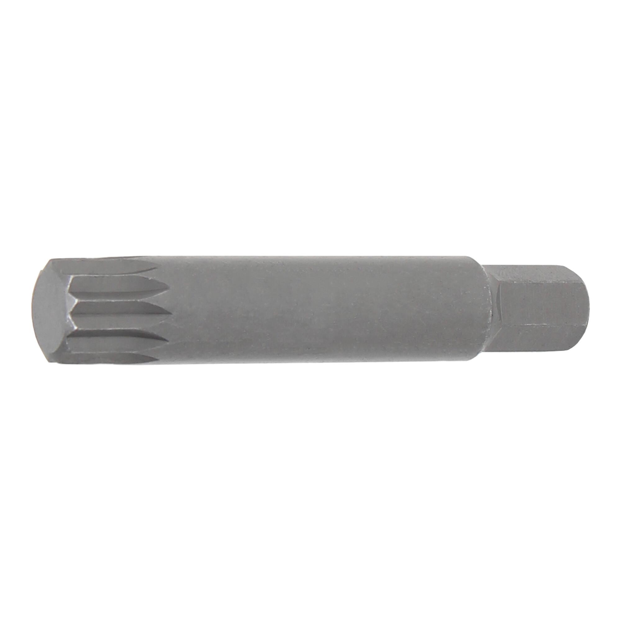 BGS Bit 4864, Länge 75 mm, Antrieb Außensechskant 10 mm (3/8"), Innenvielzahn (für XZN) M14 ; BGS technic)