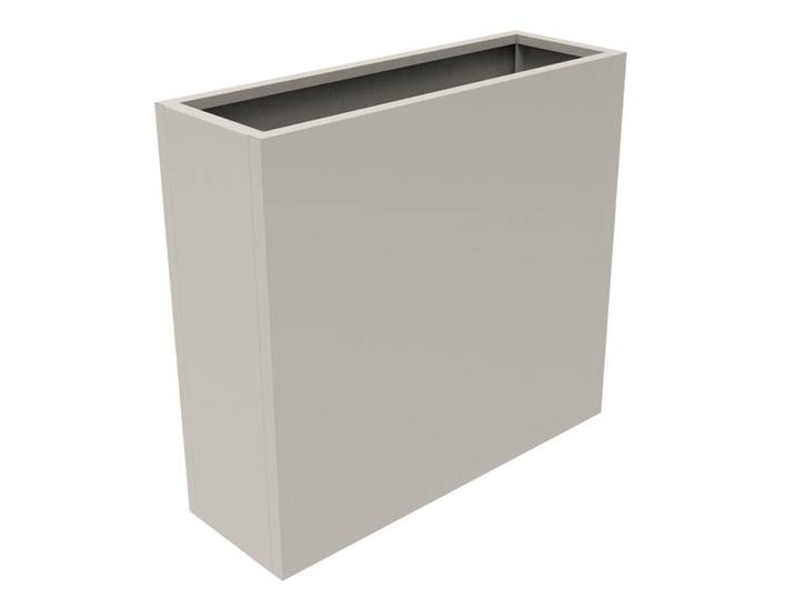 casa.pro Pflanzkübel Vaargel, Beige, Metall, Rechteckig, 90x82x30 cm, Dekoration, Blumen & Blumentöpfe, Übertöpfe