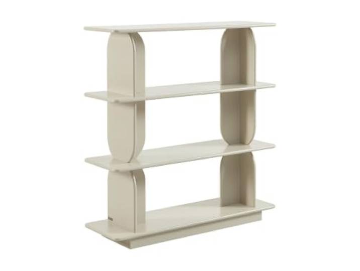 Vente-unique - Regal Lusoria - Holz Beige 110 cmx35 cm Stauraum inklusive Design Stil Beige Holz, Platte