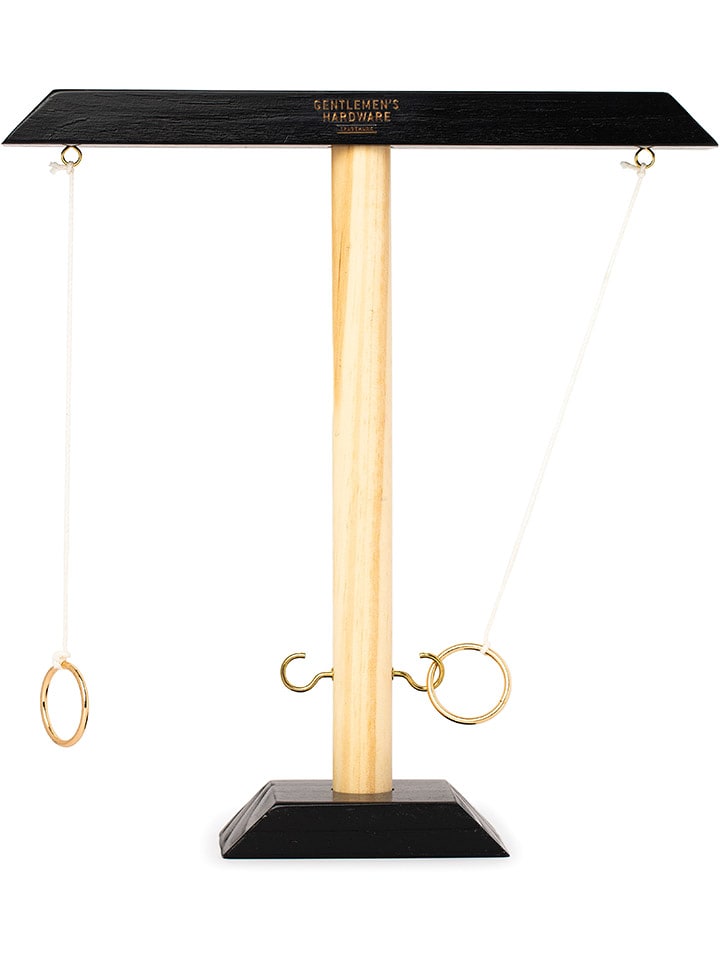 Gentlemen's Hardware Spiel "Ring Swing" in Hellbraun/ Schwarz - onesize