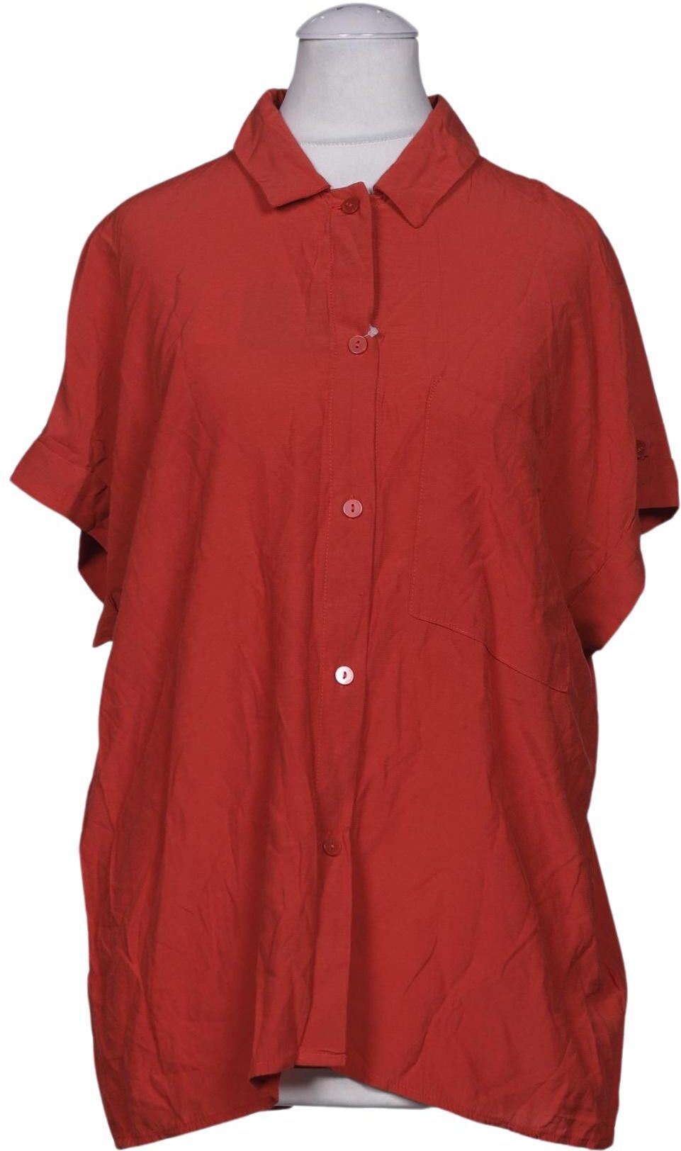 Nine to five Damen Bluse, Rot, Gr. EU 36, Viskose / Synthetik - Second Hand