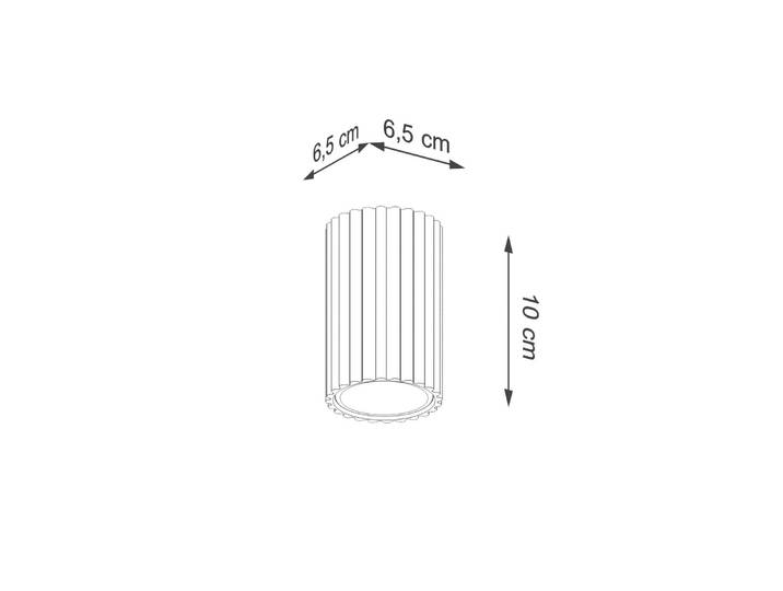 Deckenleuchte Karbon SOLLUX LIGHTING, dimmbar, schwarz, für Wohn- / Esszimmer, Aluminium, Modern