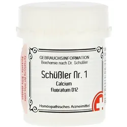 Schüssler NR.1 Calcium fluoratum D 12 Ta 400 St