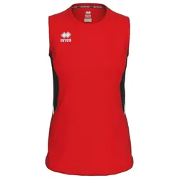 Errea, Damen, Sportshirt, Singlet Carry Ad (M), Rot, M