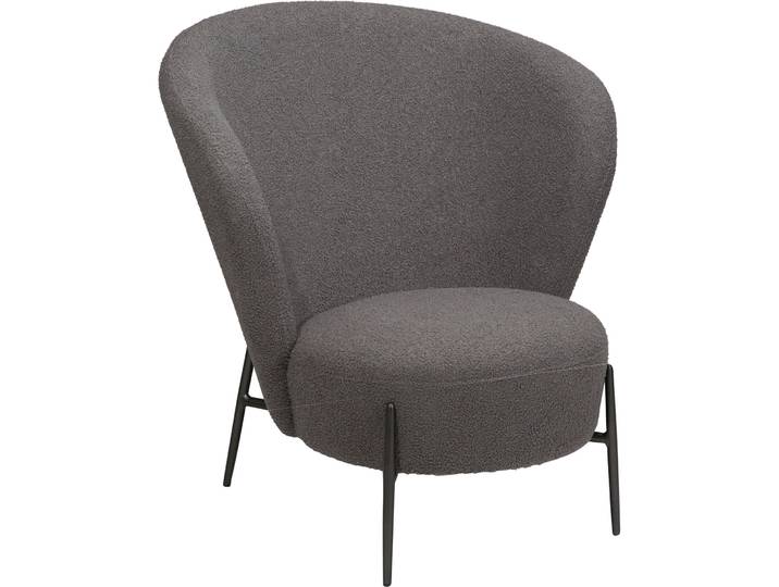 DAN-FORM Komfortabler Sessel Orbit Stoff stein B 84 cm T 83 cm H 84.5 cm - Sessel