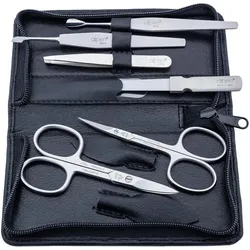 Alpen, Nagelpflegegerät, Maniküre-Set 6-teilig mit Etui