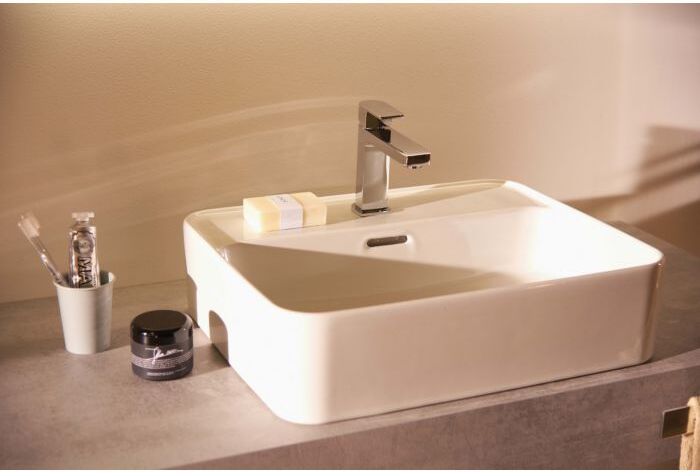 Ideal Standard II Aufsatzwaschtisch T2966MA weiß Ideal Plus,60x40cm,mit Hahnloch und Überlauf