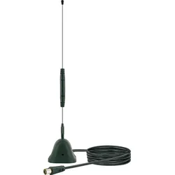 Schwaiger DVB-T2 Stabantenne mit Magnetfuß (aktiv)