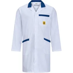 Top Swede,  ESD-Arbeitsmantel "Pro-Line, weiss/blau Grösse XL (XL)