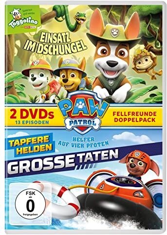 Paw Patrol - Tapfere Helden, große Taten & Einsatz im Dschungel (DVD) - Preis vom 11.10.2026 23:13:37 h