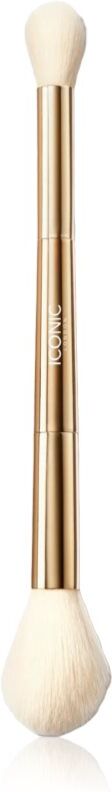 ICONIC London Highlight & Blush Brush pinceau double embout blush et contouring 1 pcs