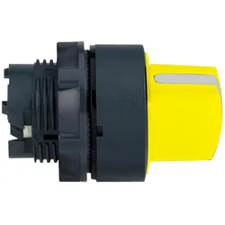 Schneider Electric ZB5AD205 Wahlschalter, Frontelement, Harmony XB5, Kunststoff, 22mm, gelb, 2 Stellungen, rastend
