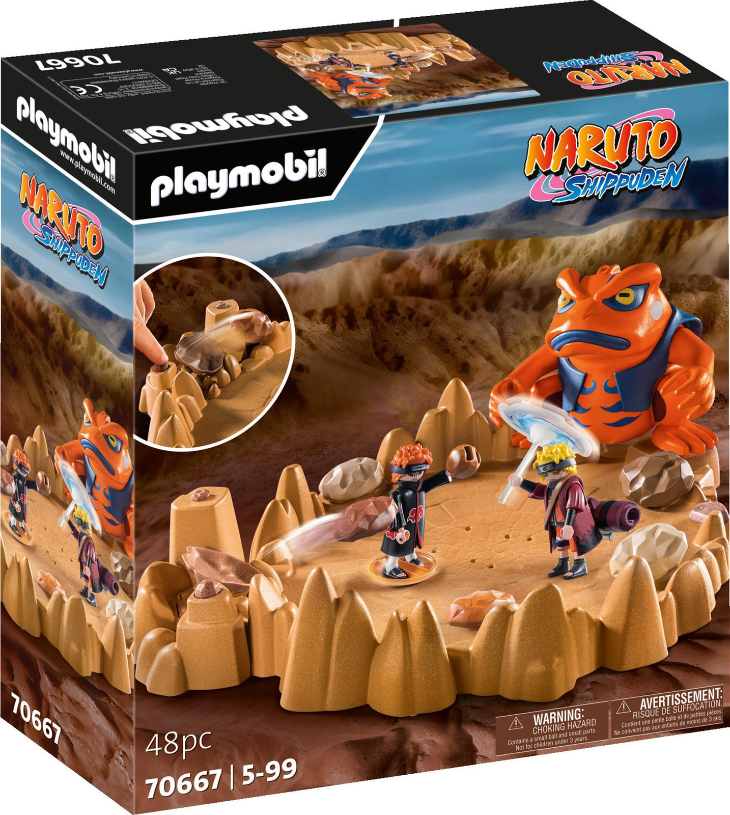 Playmobil Naruto 70667 Naruto versus Pain set met 18 onderdelen