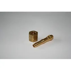 ELMAG Schlauchtülle mit Überwurfmutter IG 1/4-LINKS, 6 mm - 42345