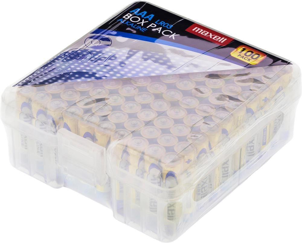 Maxell AAA Micro LR03 Alkaline Batterijen 100 stuks
