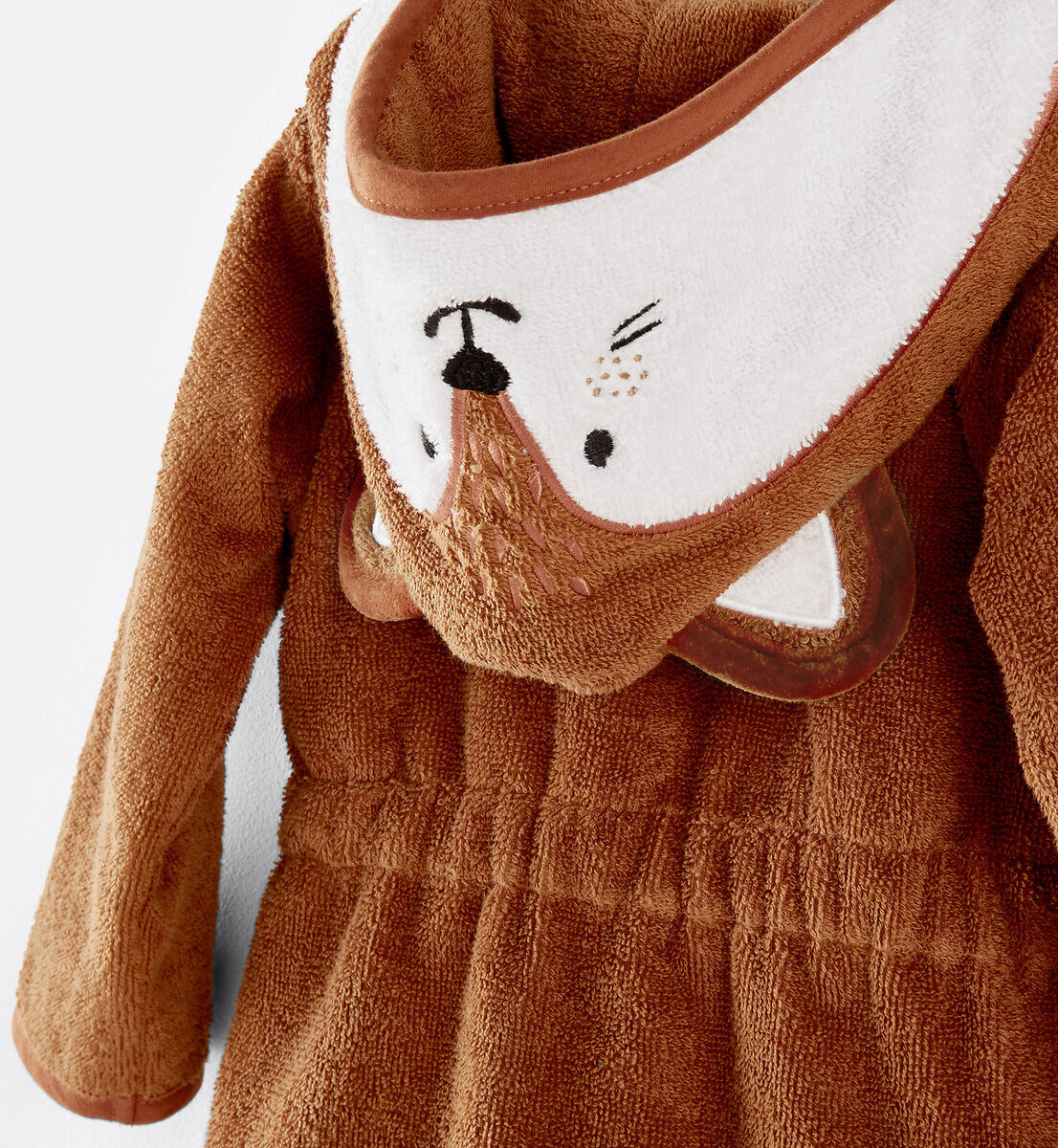 LA REDOUTE INTERIEURS Peignoir bébé et enfant à capuche coton bio, Serge