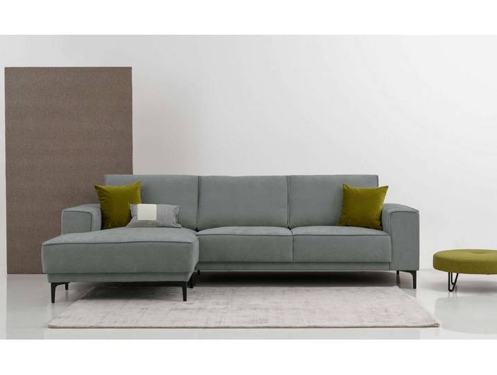 OTTO home Ecksofa OLAND Struktur fein L-Form, B: 280 cm, Skandi-Design