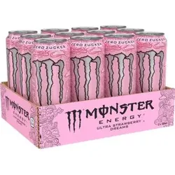 Monster Energy Ultra Strawberry Dreams Zero Sugar 12x 500ml