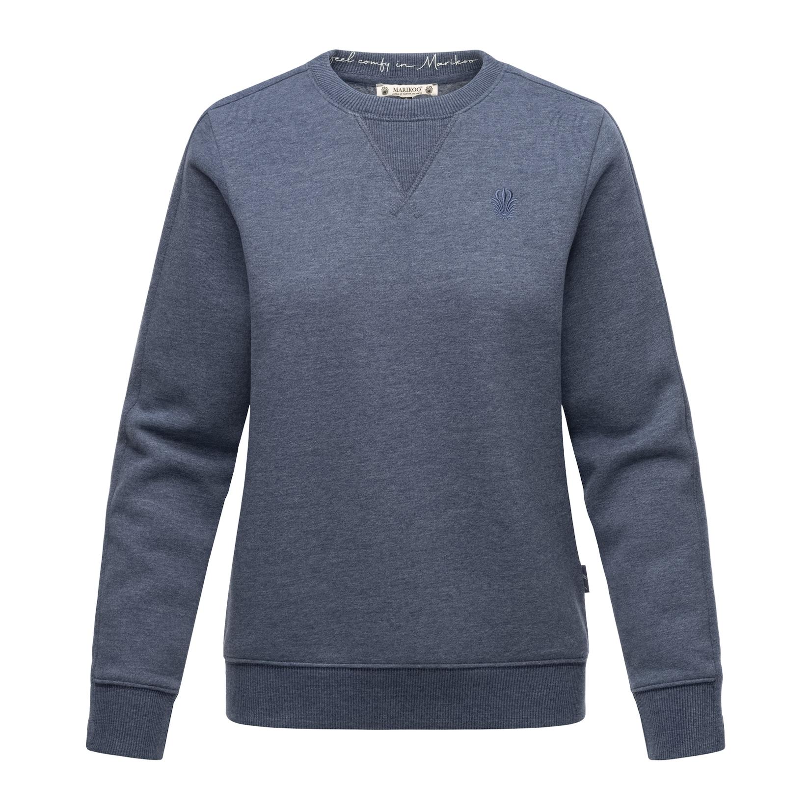 MARIKOO Damen Sweatshirt Pullover Mit Recyceltem Material Umikoo