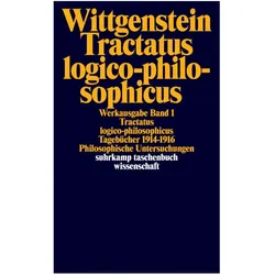 Werkausgabe in 8 Bänden 1. Tractatus logico-philosophicus, Fachbücher von Ludwig Wittgenstein