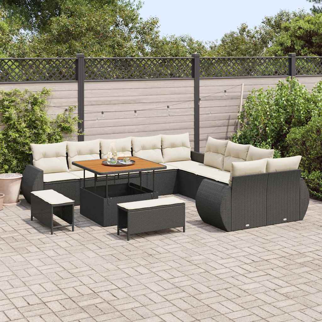 vidaXL Ensemble de canapé de jardin 13 pc 13-Nombre de places