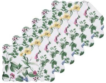 C&F Home Marcy Blooms Quilted Placemat Set 6