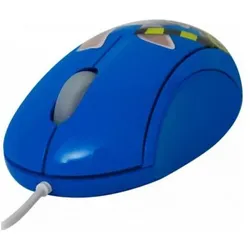 SteelSeries Souris filaire compatible Lapins Crétins (Bleu) (Kabelgebunden), Maus, Blau