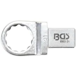 BGS Einsteck-Ringschlüssel 21 mm Aufnahme 14 x 18 - 6903-21
