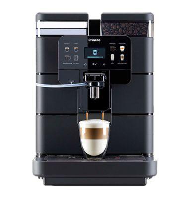 Saeco Kaffeevollautomat New Royal OTC, für Bohnen, 1400 W, bis 2,5 l/600 g, One Touch Cappuccino-Funktion, höhenverstellbarer Auslauf, USB, schwarz