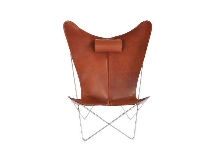 OX Denmarq Fauteuil papillon KS Chair cognac