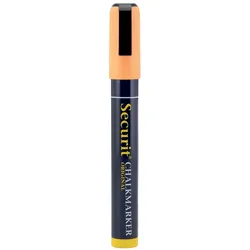 Securit® Flüssigkreidestift - Orange - Keilspitze 2-6mm