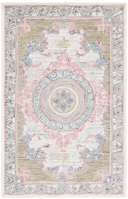 SAFAVIEH Handmade Savonnerie Etelka Traditional Wool Rug