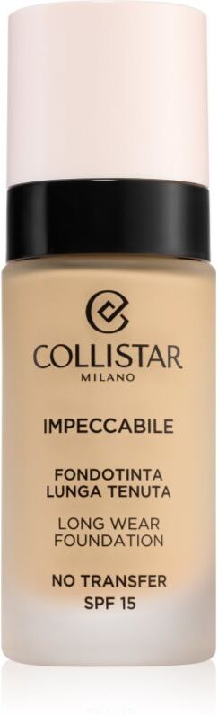 Collistar Impeccabile Long Wear Foundation long-lasting foundation SPF 15 2N Beige 30 ml