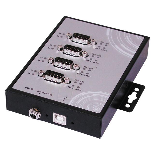 Exsys EX-1344HMV USB 2.0 Type-B Metallisch Schnittstellenhub (0.11 m) (EX-1344HMV)