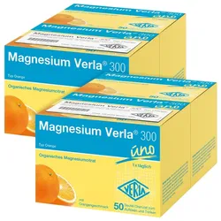 Doppelpack Magnesium Verla 300 Orange 2X100 St
