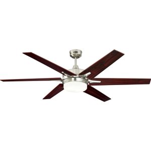 Westinghouse Deckenventilator Cayuga, 72077, Ø 152cm, mit Beleuchtung, Farbe palisander / ahorn, Fernbedienung
