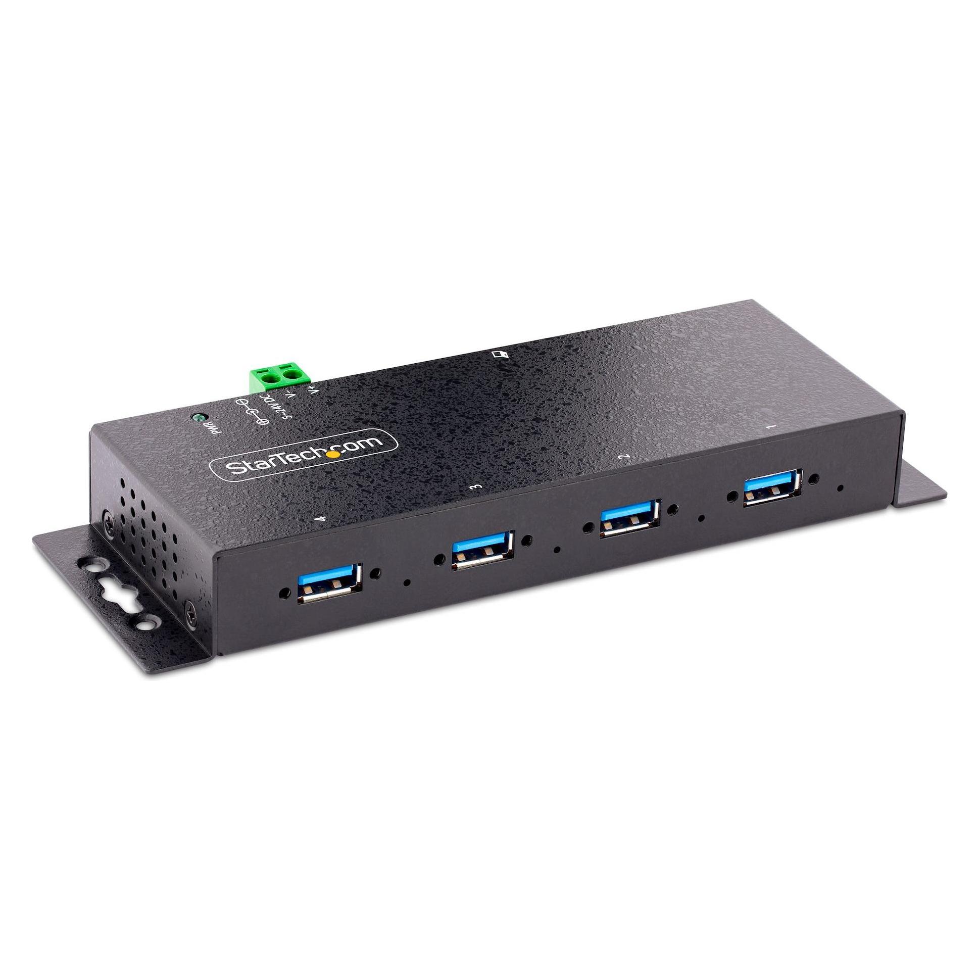 StarTech INDUSTRIAL USB 3.0 5GBPS HUB (USB-B, 4 Ports) (5G4AINDNP-USB-A-HUB)