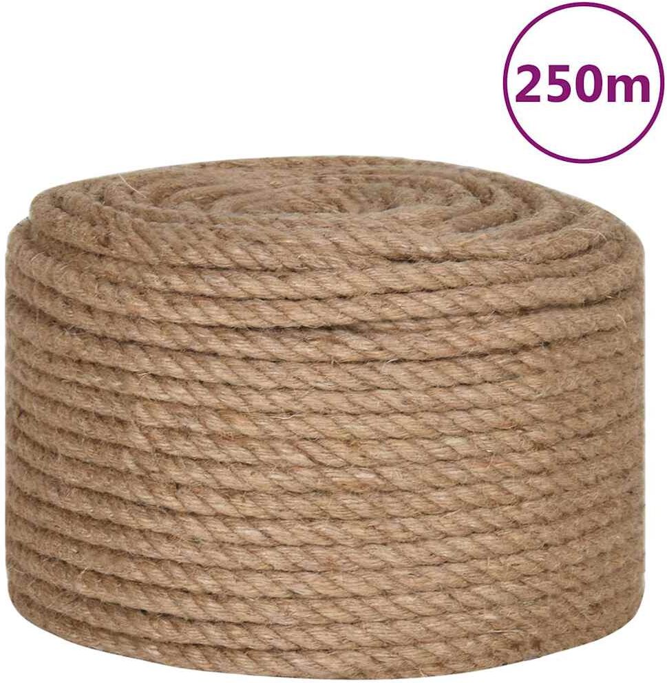 vidaXL Corde 100 % jute 10 mm 250 m