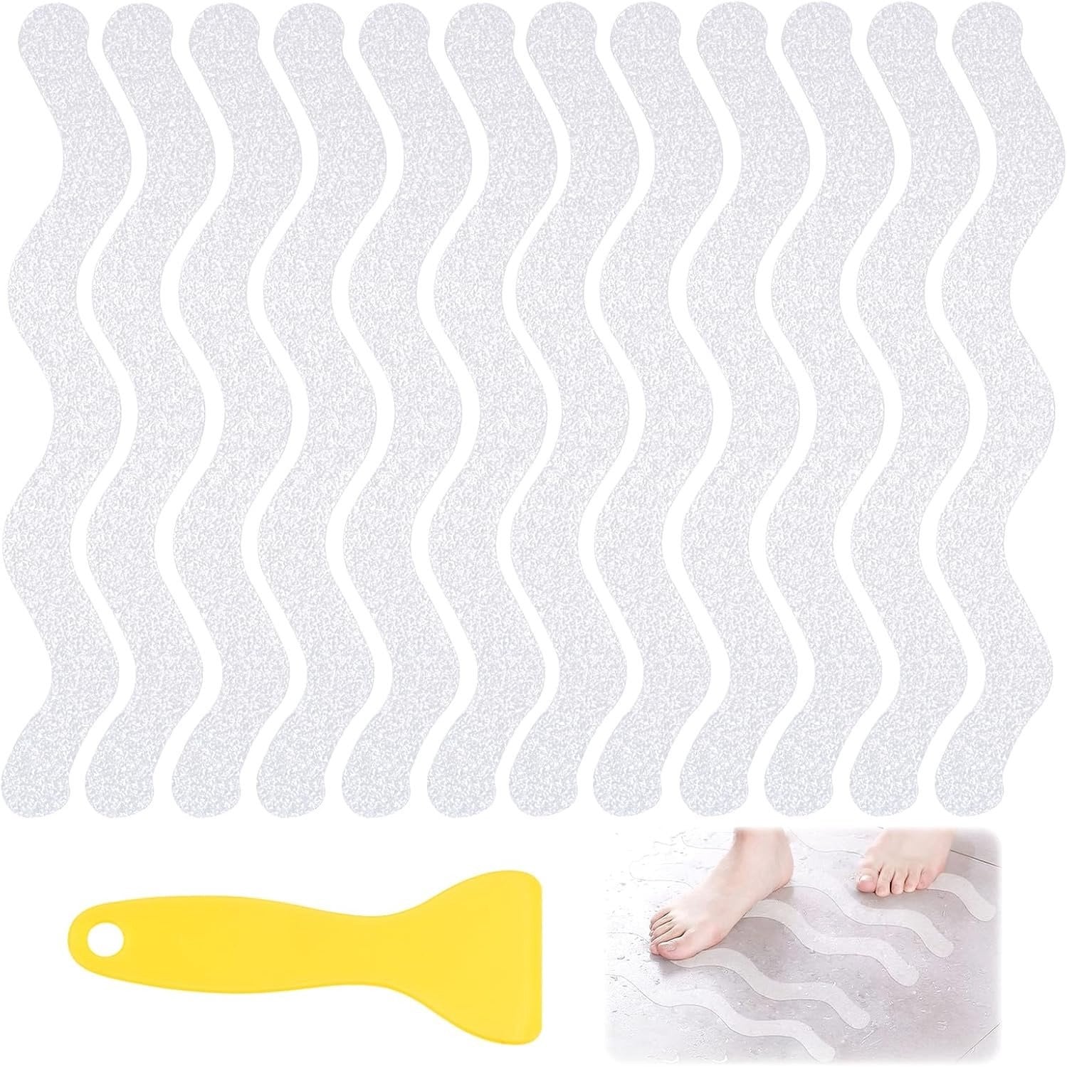 36 Stuks Antislip Strips voor Bad, Douche, Trappen en Keuken
