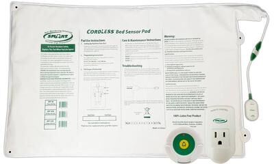 Smart Caregiver """Smart Outlet With CordLess Weight-Sensing Bed Pad (20""x30"") System"""