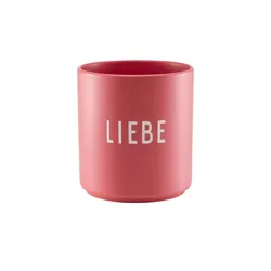 DESIGN LETTERS Becher   ¦ rot ¦ Porzellan ¦ Maße (cm): H: 8,5  Ø: 8.0