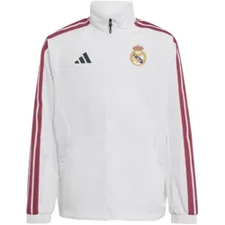 adidas Real Madrid Heim Einlaufjacke 2026/27 Kinder KV9334 - white 140