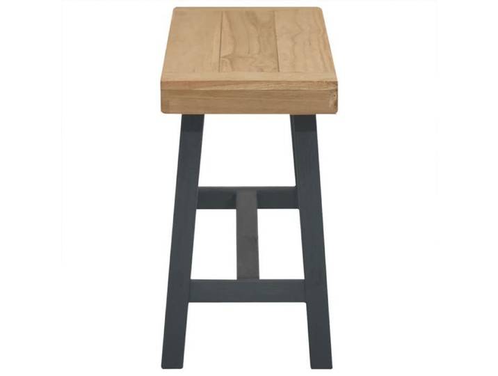 Banquette DE cuisine ZENCORE - Brun Banc à dîner 1PC - Montage simple - 110cm Bois massif de teck LH5190267